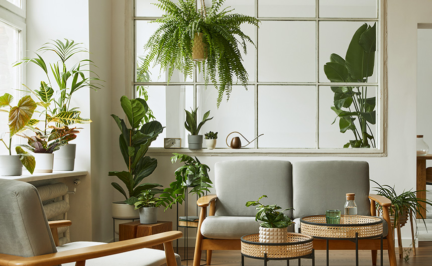Como usar a beleza das plantas na decoração da sua casa